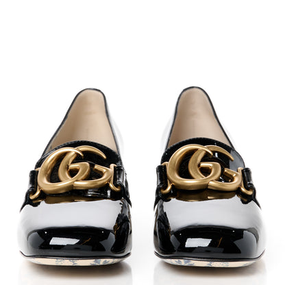 Gucci Vernice GG Victoire 55mm Loafer Pumps 38 Black 2 of 9