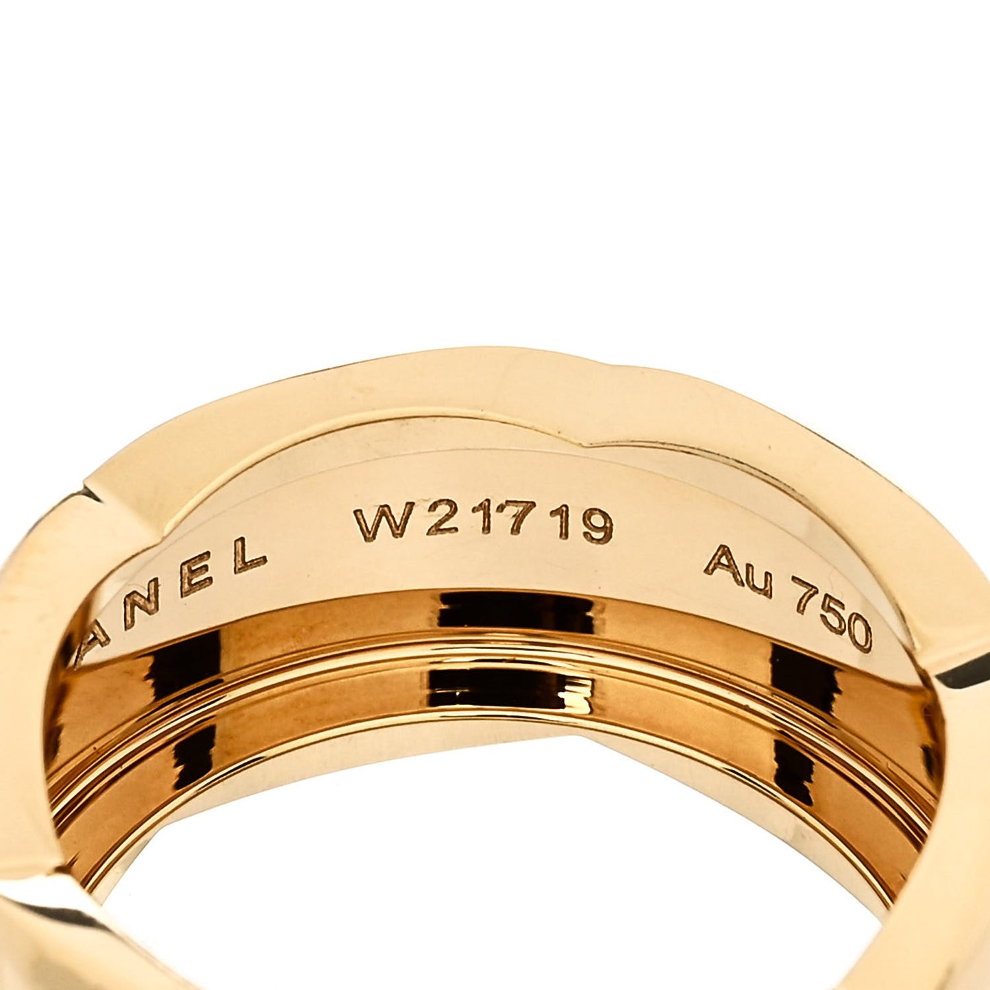 18K Yellow Gold Large Coco Crush Ring 57 8