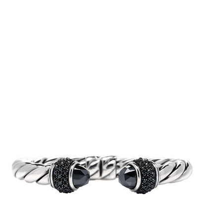 David Yurman Sterling Silver Hematine Cable Berries Bracelet 1 of 7