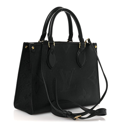 Louis Vuitton Empreinte Monogram Giant Onthego PM Black 3 of 9