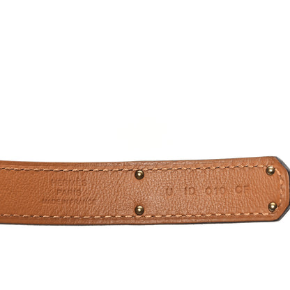 Hermes Epsom Kelly Belt White 3 of 4