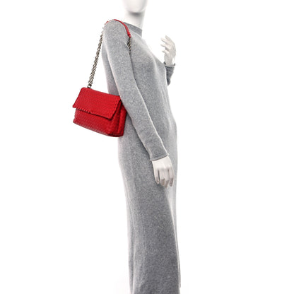 Bottega Veneta Nappa Intrecciato Baby Olimpia Shoulder Bag Vesuvio 3 of 9