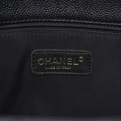 Chanel Caviar Quilted Grand Shopping Tote GST Black 5 of 9