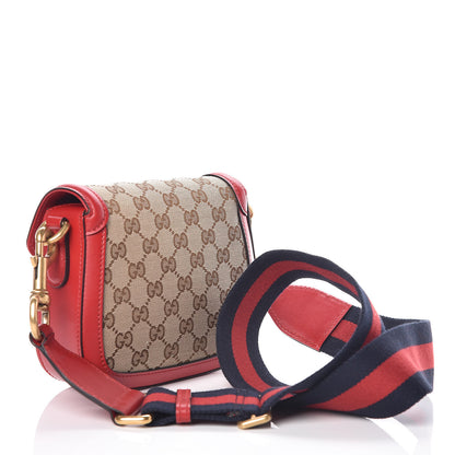Gucci Monogram Ruinart Calfskin Small Lady Web Shoulder Bag Beige Ebony Hibiscus Red 3 of 9