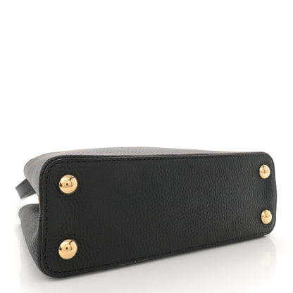 Louis Vuitton Taurillon Capucines BB Black 4 of 9