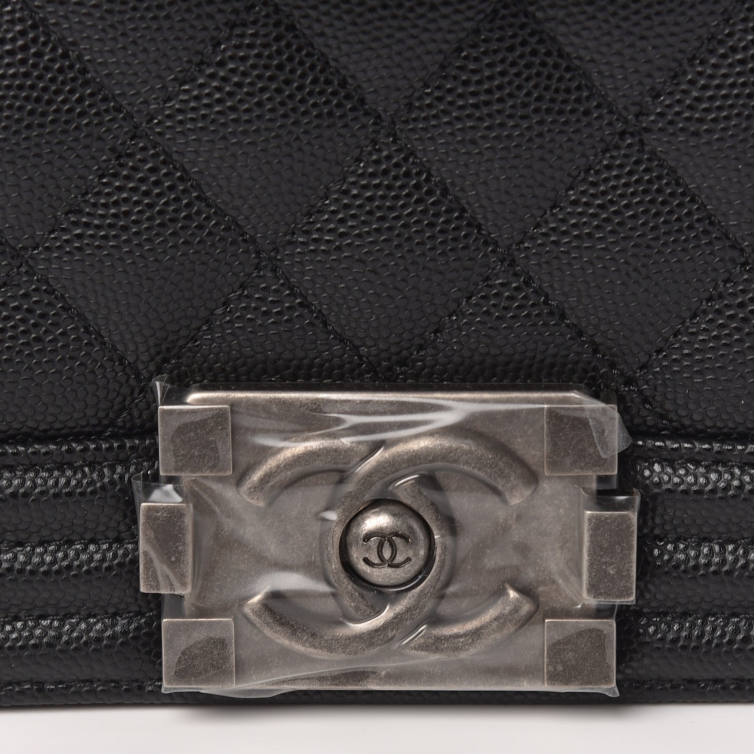 Chanel Caviar Quilted Medium Boy Flap Black 10 of 11