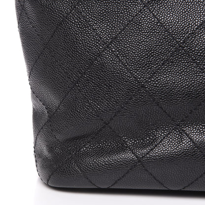 Chanel Grained Calfskin Large Shopping Fever Tote Black 15 of 17