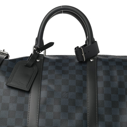 Louis Vuitton Damier Cobalt Keepall Bandouliere 55 8 of 10