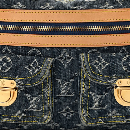 Louis Vuitton Monogram Denim Baggy PM Blue 8 of 10