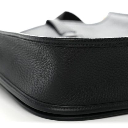 Hermes Taurillon Clemence Evelyne III PM Black 9 of 11