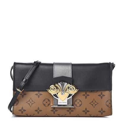 Louis Vuitton Calfskin Reverse Monogram Column Clutch 1 of 11