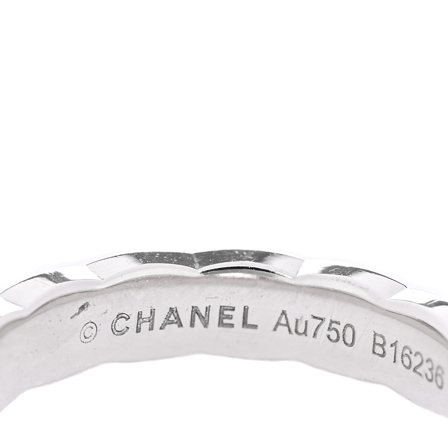 18K White Gold Mini Coco Crush Ring 45 3.25