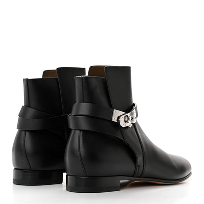 Hermes Calfskin Neo Low Boots 40 Black 4 of 13