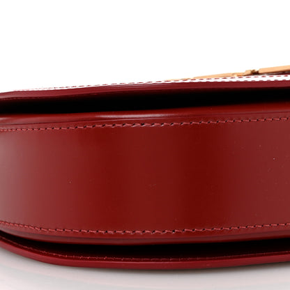 Versace Calfskin Large Greca Goddess Shoulder Bag Red 8 of 12