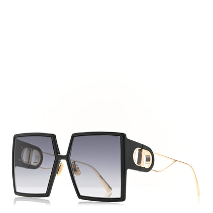 Christian Dior Acetate Square 30 Montaigne Sunglasses Black 1 of 6