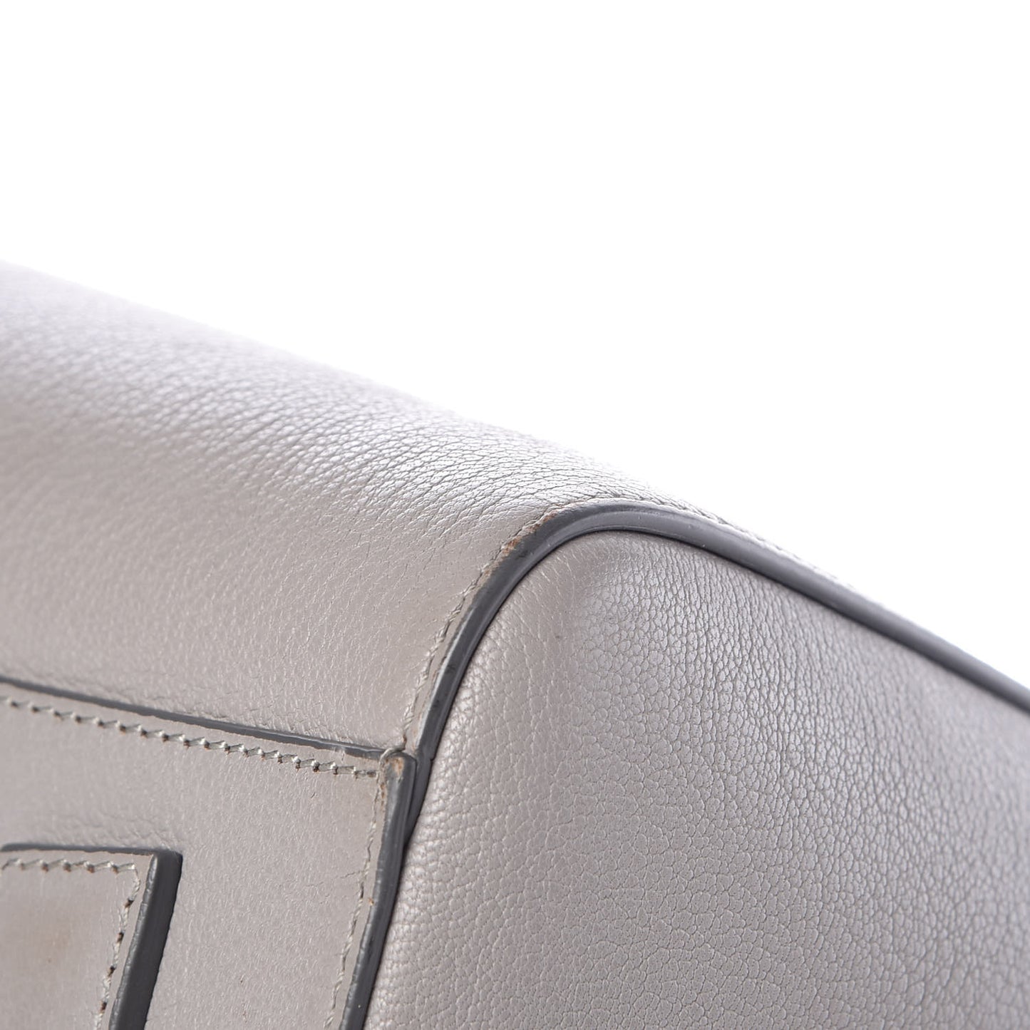 Sugar Goatskin Medium Antigona Pearl Grey