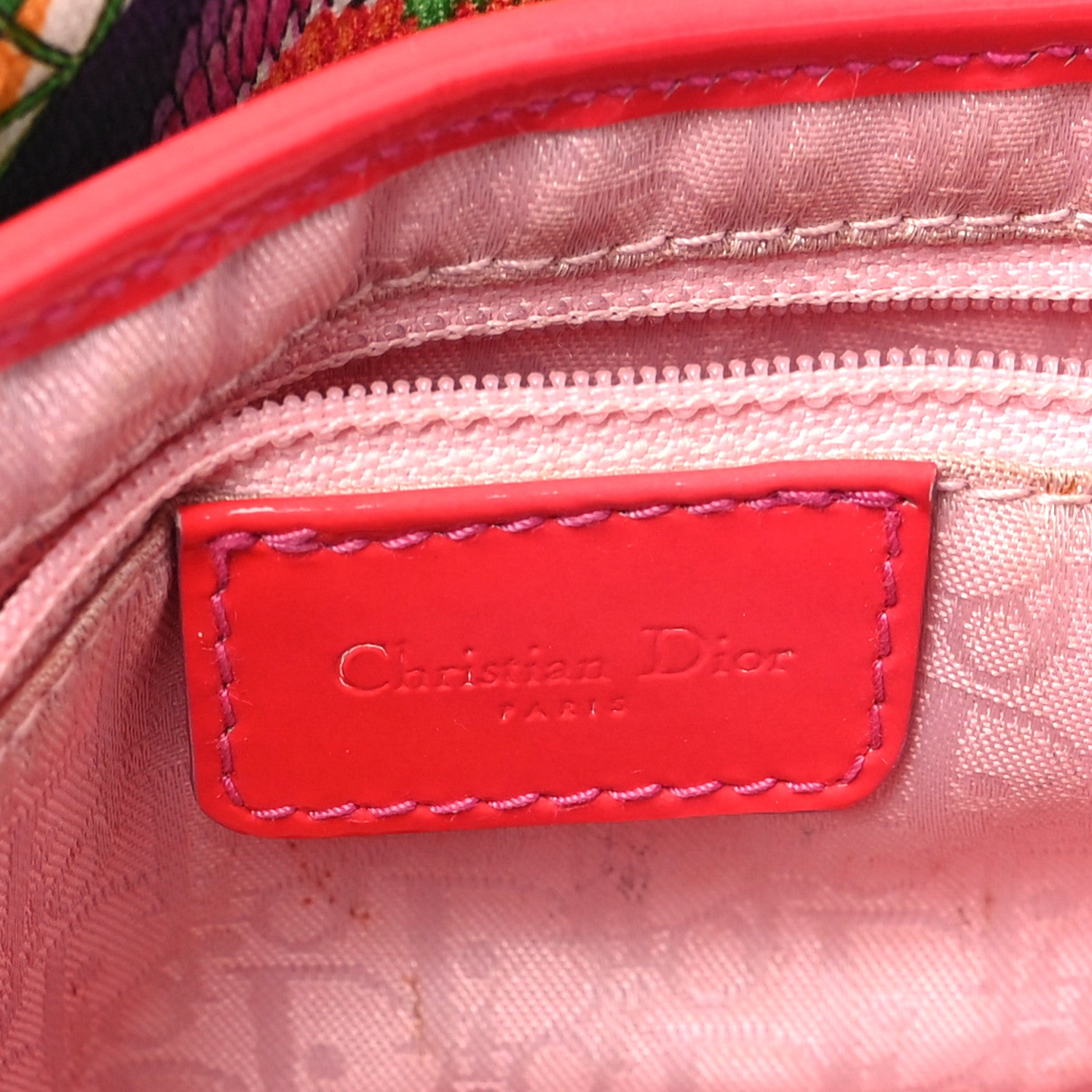 【24kcat】Dior HAWAII GLAMOUR mule Christian Dior Canvas Floral Hawaii Glamour Saddle Bag Multicolor