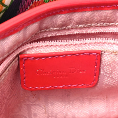 Christian Dior Canvas Floral Hawaii Glamour Saddle Bag Multicolor 6 of 8