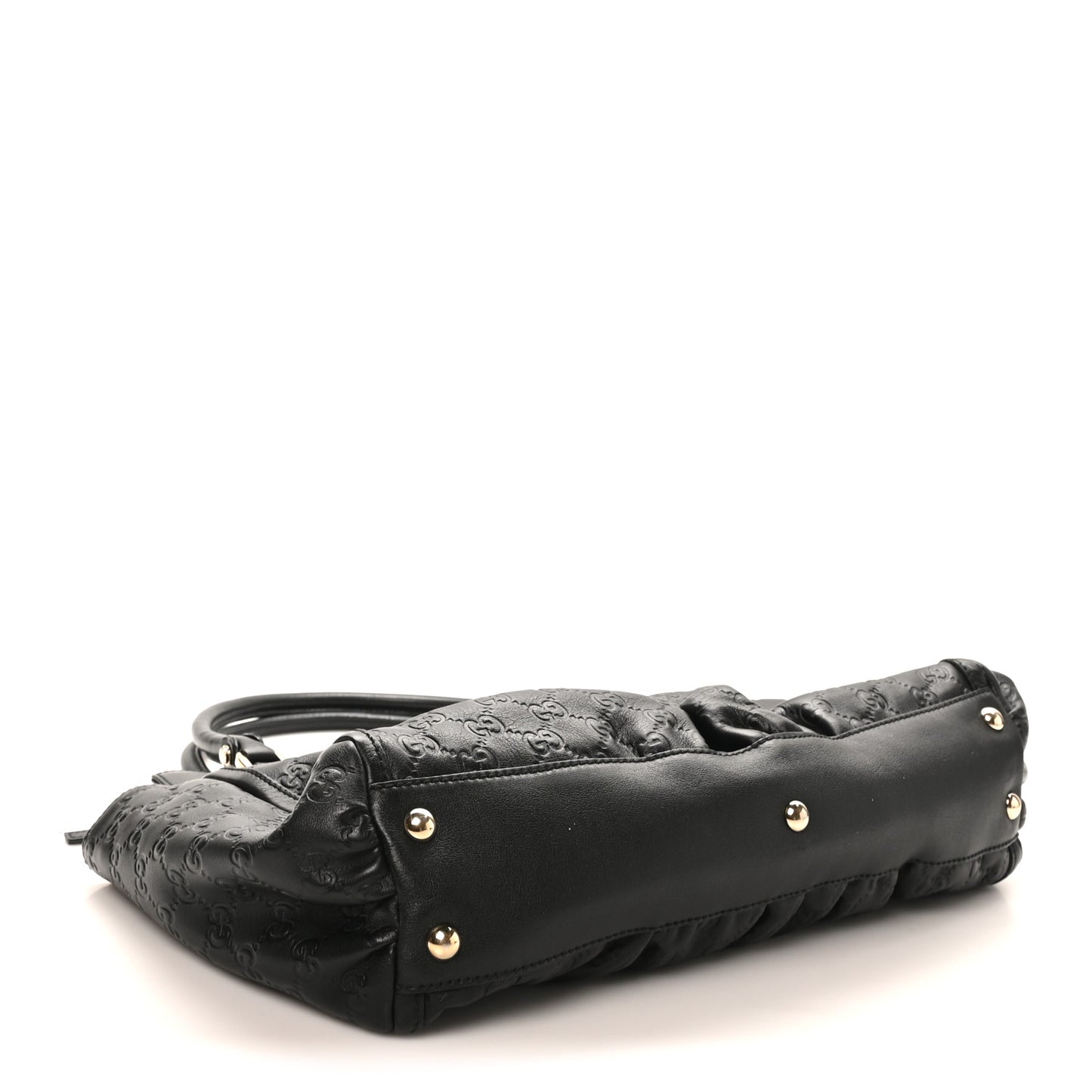 Guccissima D Gold Tote Black