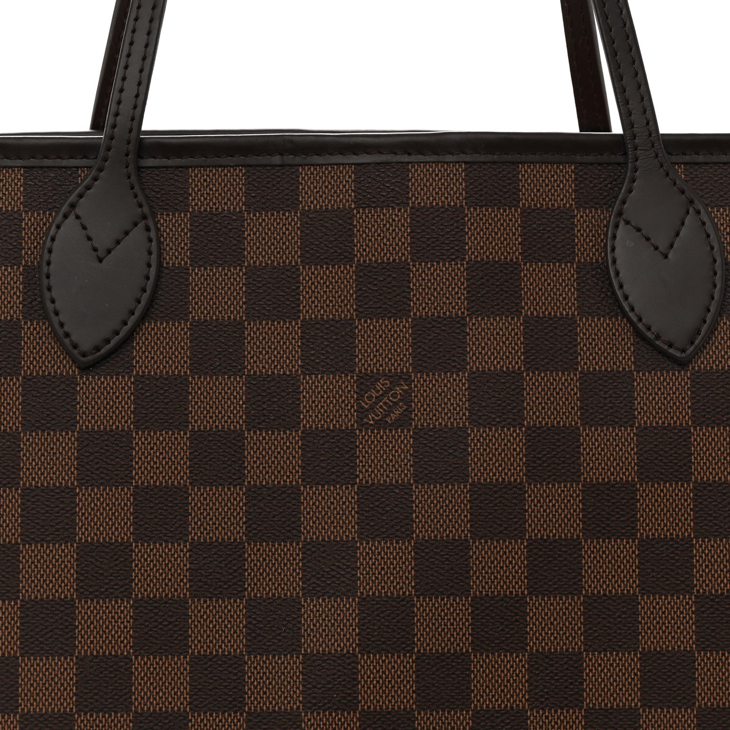 Louis Vuitton Damier Ebene Neo Neverfull MM Rose Ballerine 8 of 11