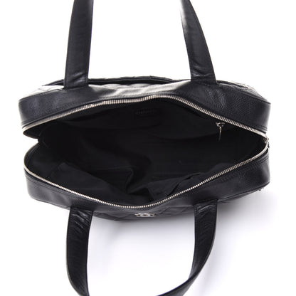 Chanel Caviar Quilted Bowler Black 4 of 9