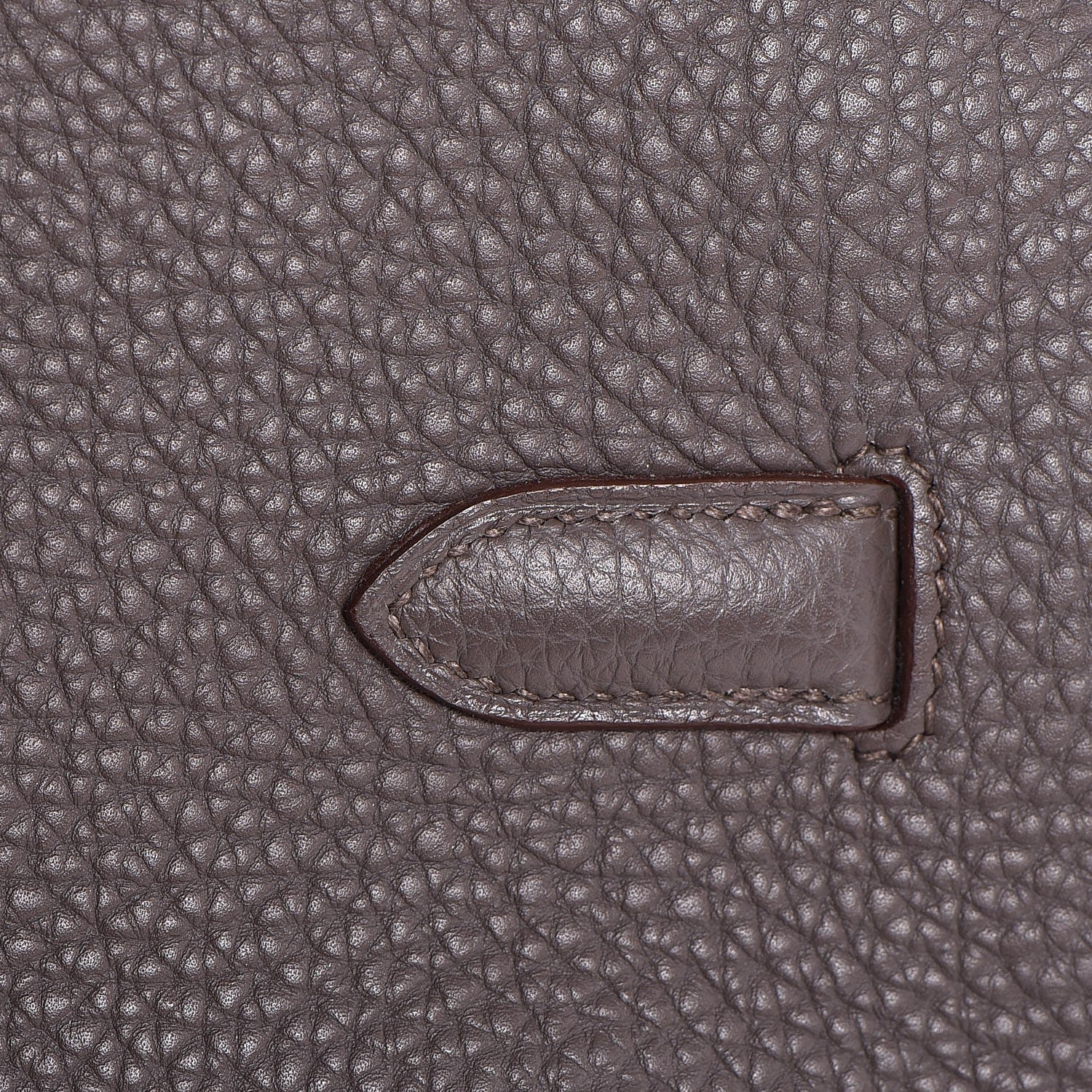 Hermes Togo Horeshoe Birkin 35 Etain Gris Perle 32 of 37