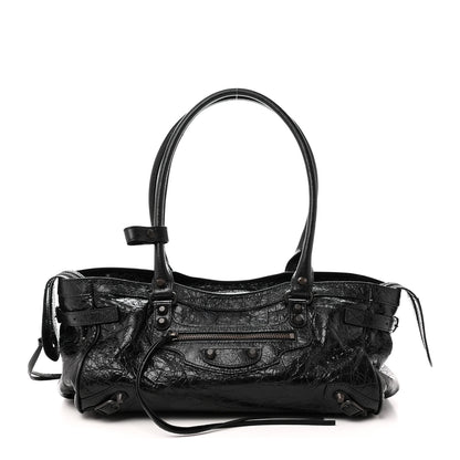Balenciaga Agneau Arena Classic Hardware East West Le City Black 1 of 10