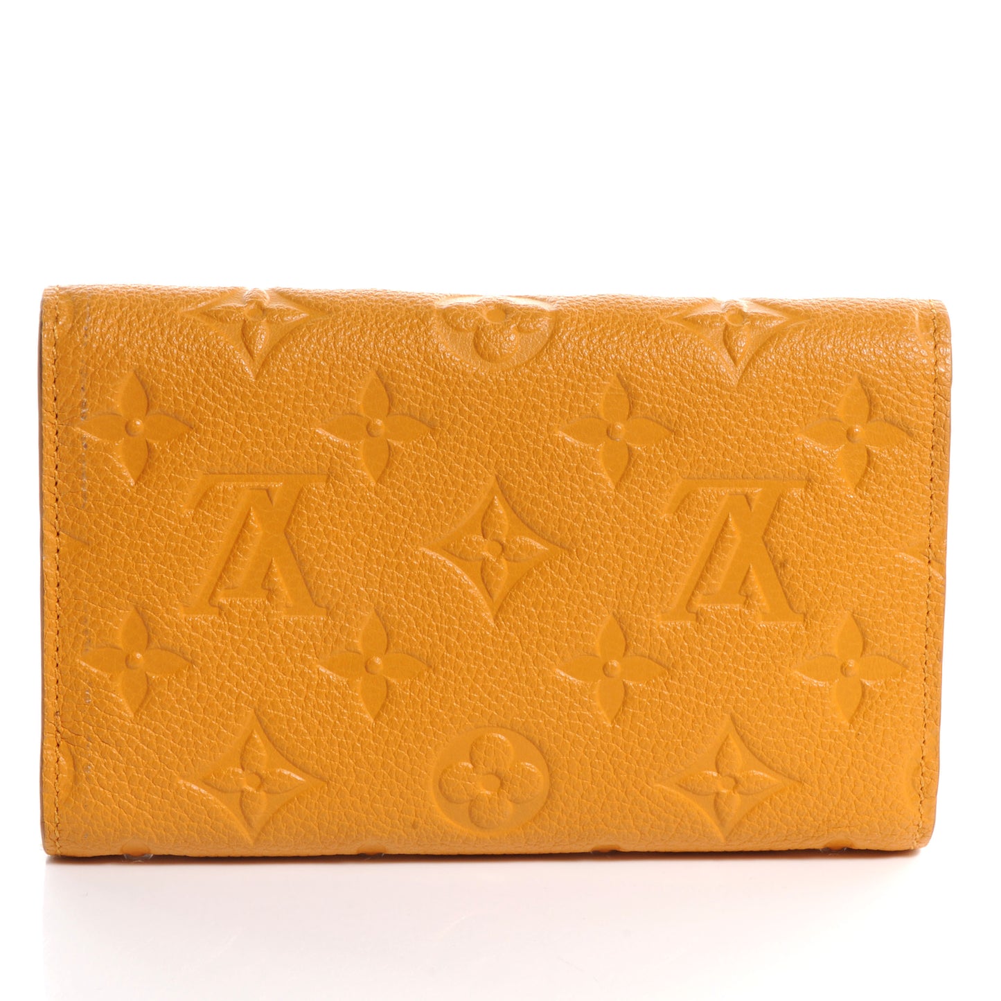 Empreinte Compact Curieuse Wallet Safran