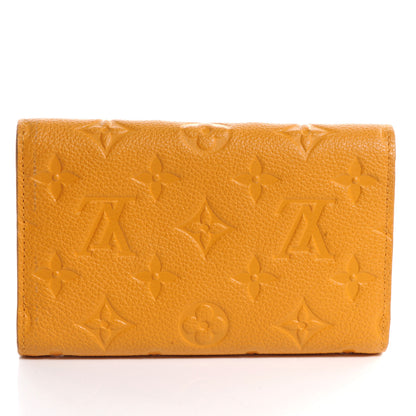 Louis Vuitton Empreinte Compact Curieuse Wallet Safran 3 of 10