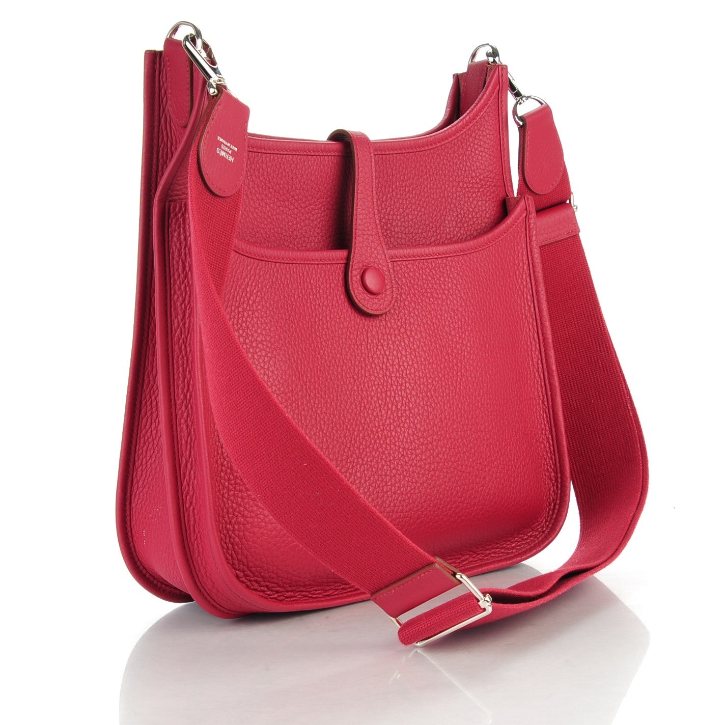 Hermes Taurillon Clemence Evelyne III PM Rubis 3 of 7