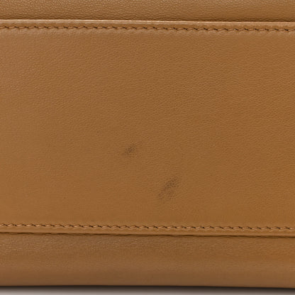 Fendi Nappa Mini Peekaboo Iconic Satchel Beige Blueberry Limone 12 of 14