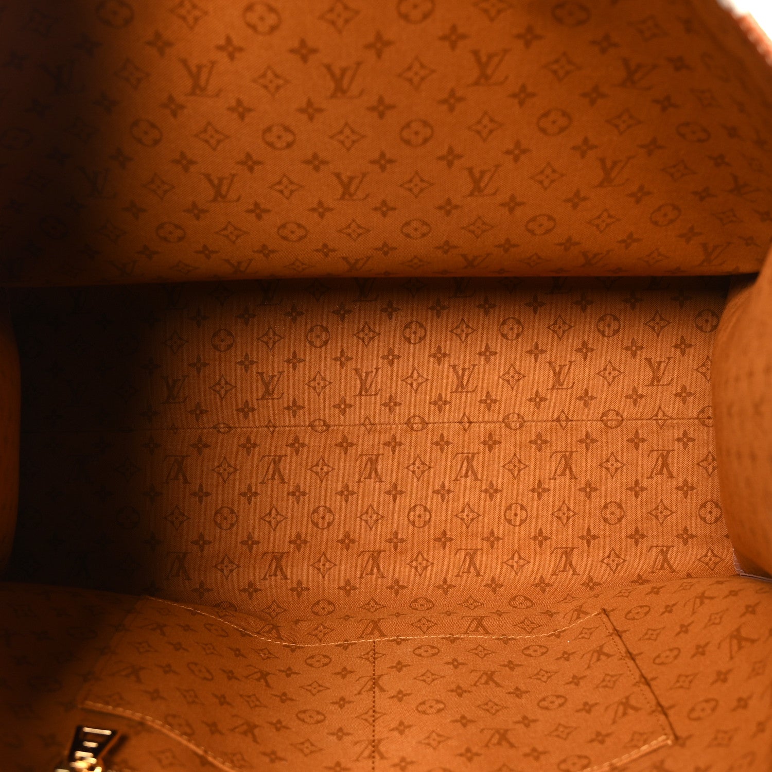 Louis Vuitton Monogram Giant Crafty Onthego GM Crème Caramel 5 of 8