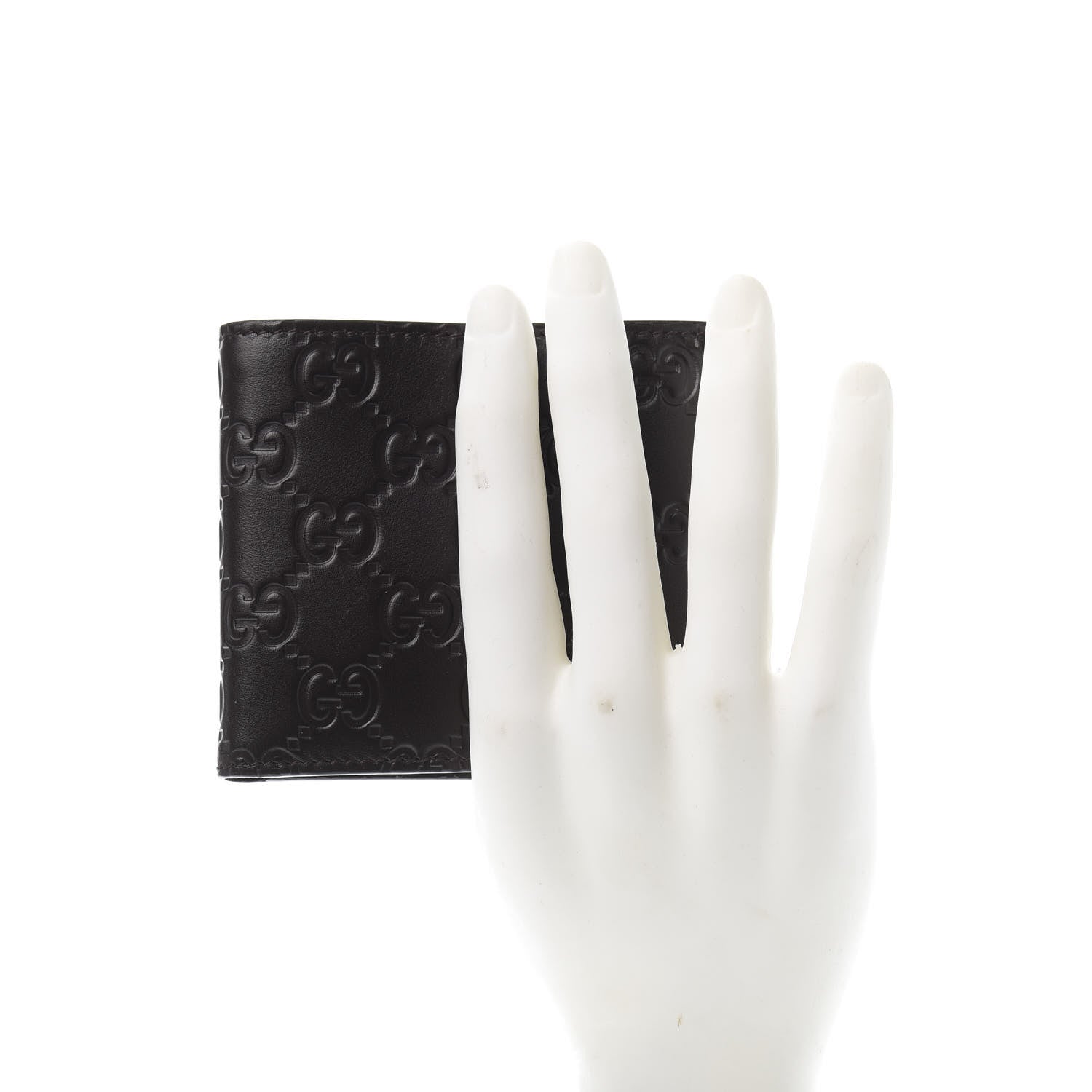 Gucci Guccissima Signature Dorian Bi-Fold Wallet Cocoa 2 of 7
