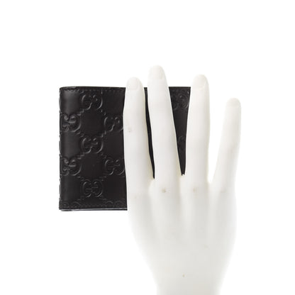 Gucci Guccissima Signature Dorian Bi-Fold Wallet Cocoa 2 of 7