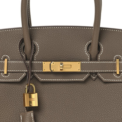 Hermes Togo Birkin 30 Etoupe 8 of 13