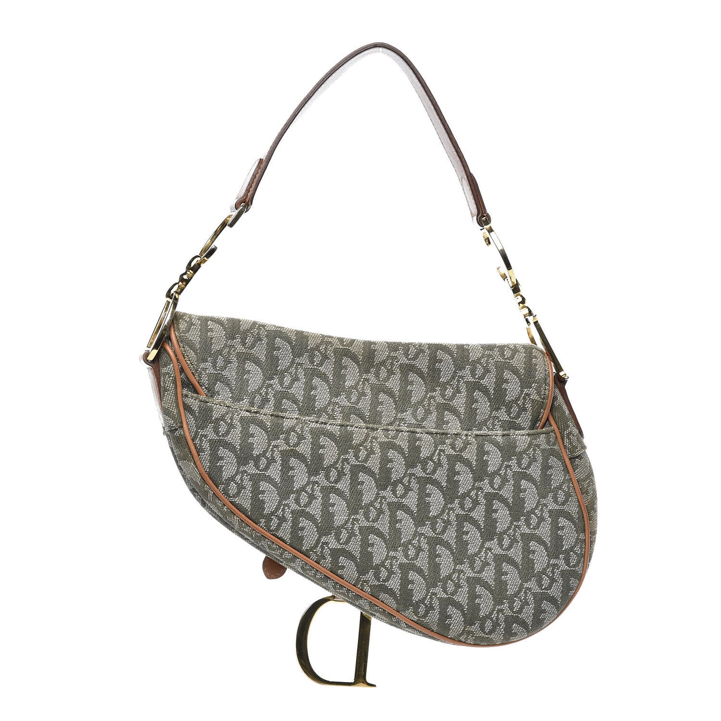 Monogram Saddle Bag Green