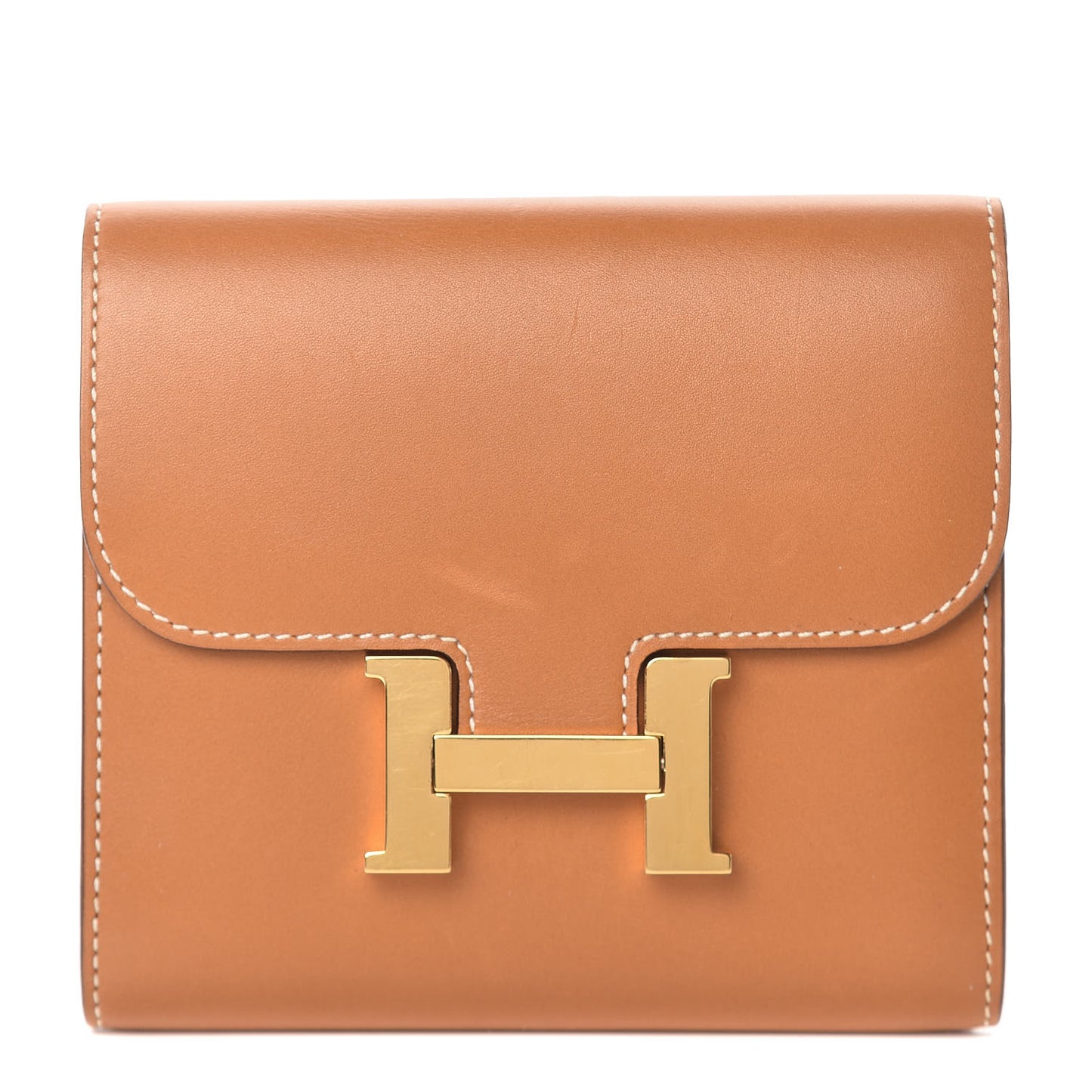 Tadelakt Constance Short Wallet Gold