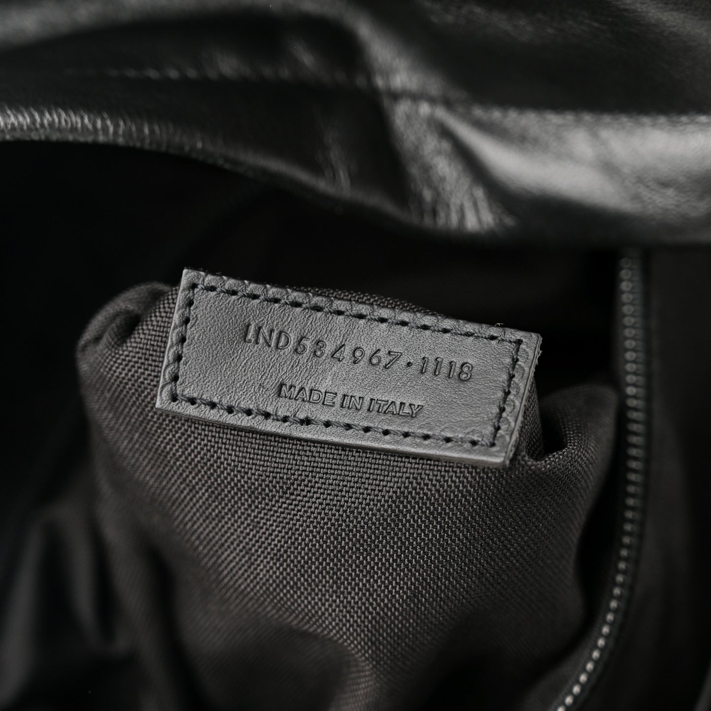 Calfskin City Backpack Black
