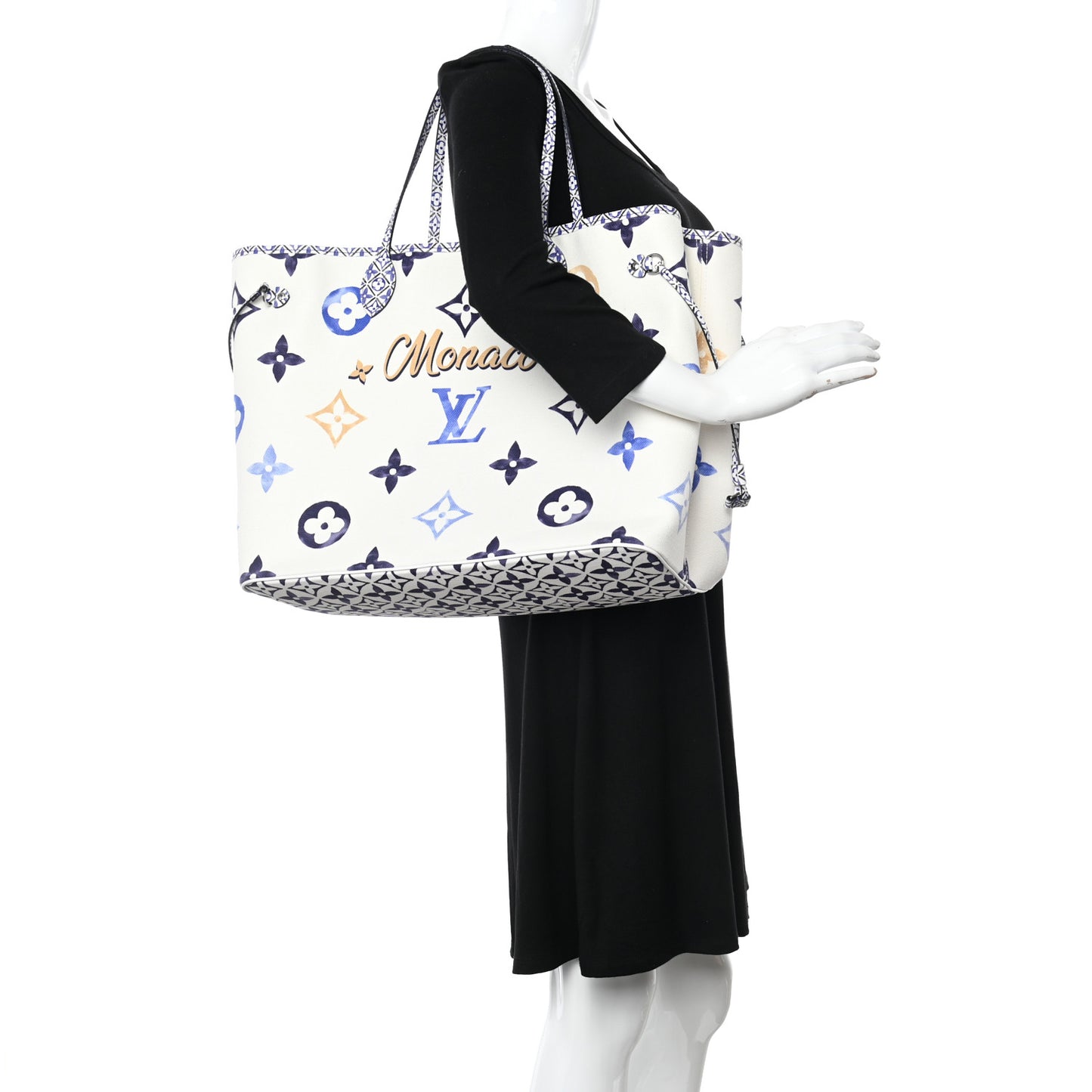 Monogram Canvas By The Pool Monaco 2.0 Neverfull GM Set Blue