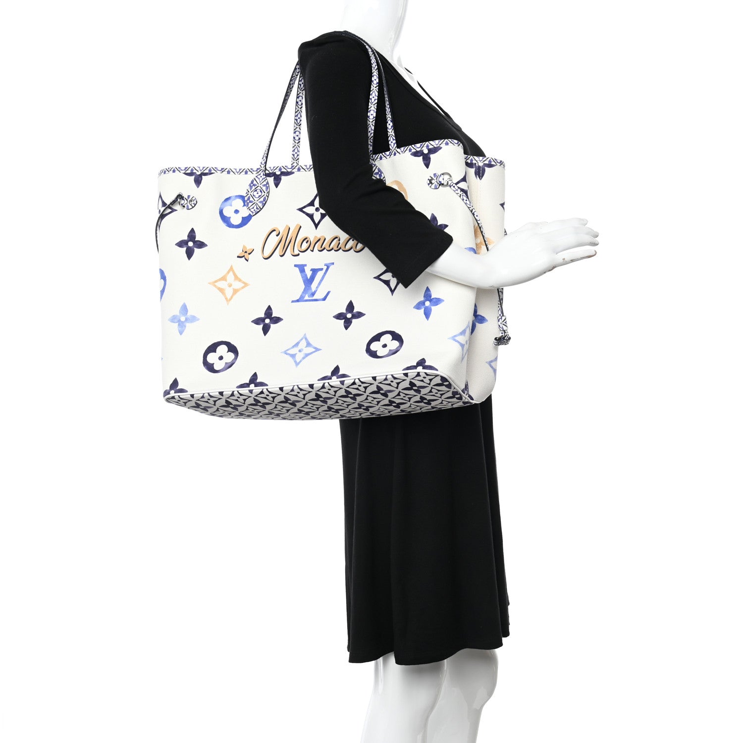 Louis Vuitton Monogram Canvas By The Pool Monaco 2.0 Neverfull GM Set Blue 2 of 11