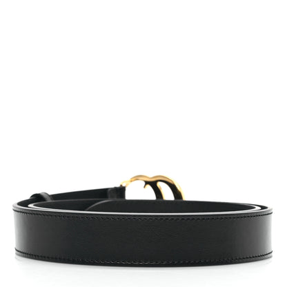 Gucci Calfskin Double G 30mm Belt 90 36 Black 2 of 5
