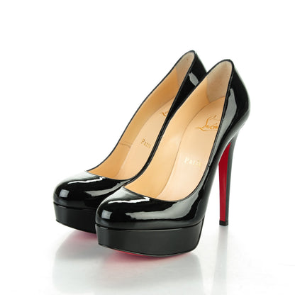Christian Louboutin Patent Bianca 140 Pumps 37 Black 3 of 6