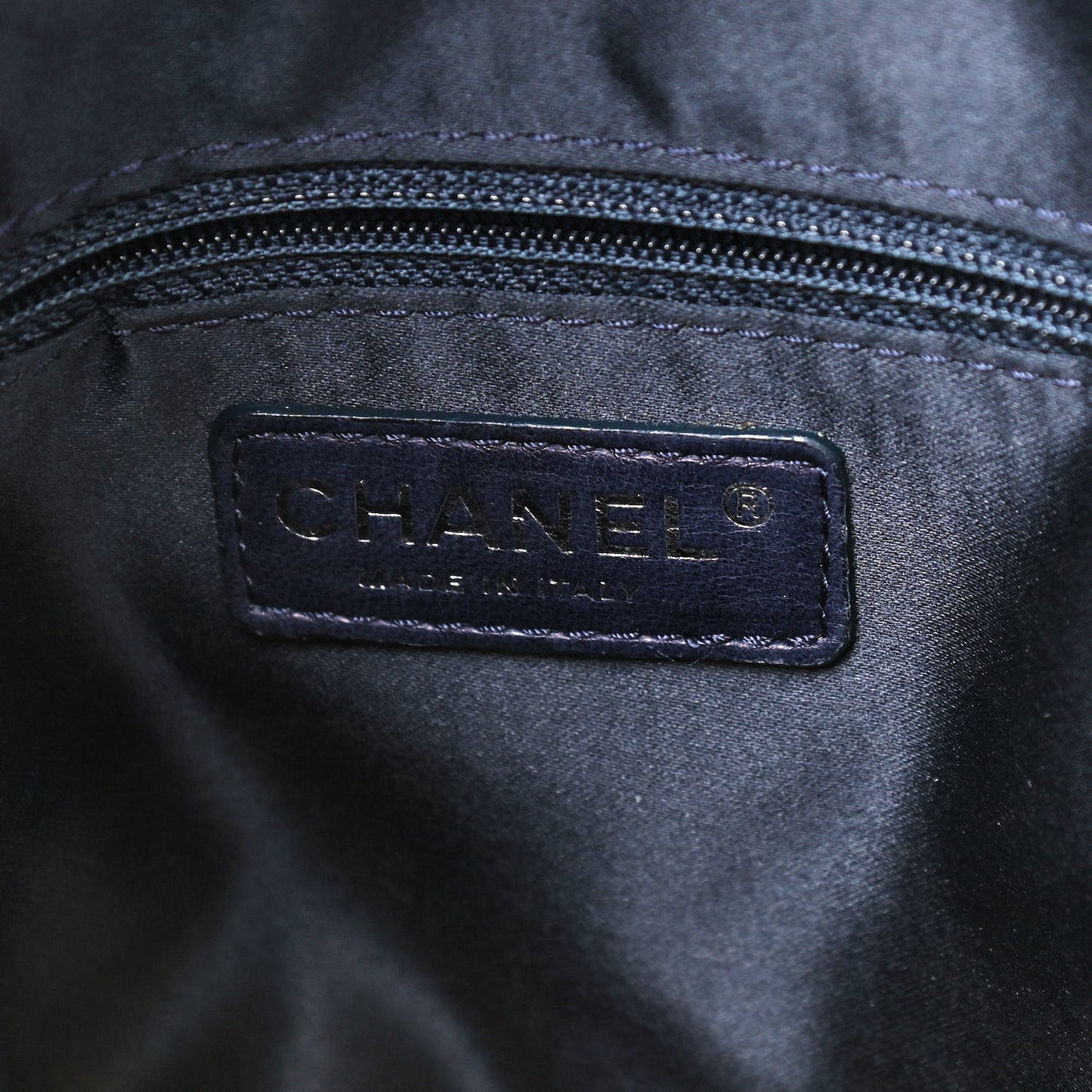 Lambskin Chain CC Tote Beige