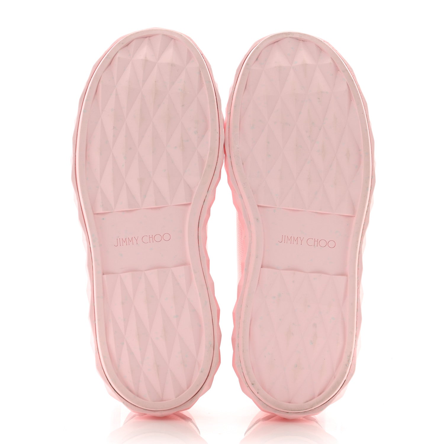 Jimmy Choo Nappa Diamond Light Platform Sneakers 38.5 Powder Pink 5 of 11