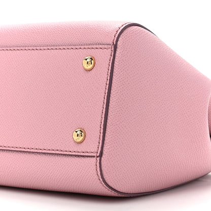 Dolce & Gabbana Dauphine Small Sicily Satchel Rose Carne 7 of 9