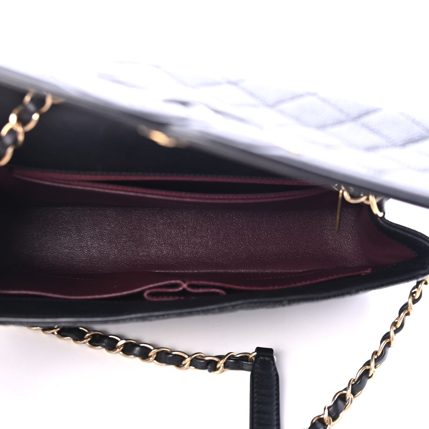 Caviar Quilted Medium CC Filigree Flap Black