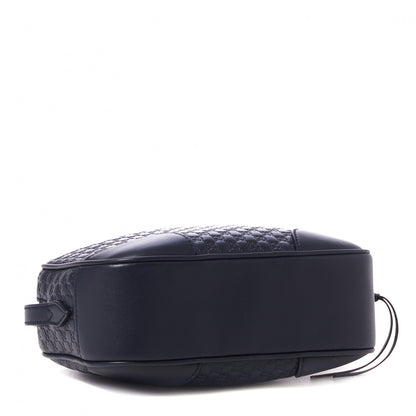 Gucci Soft Microguccissima Mini Bree Messenger Bag Blue 4 of 10