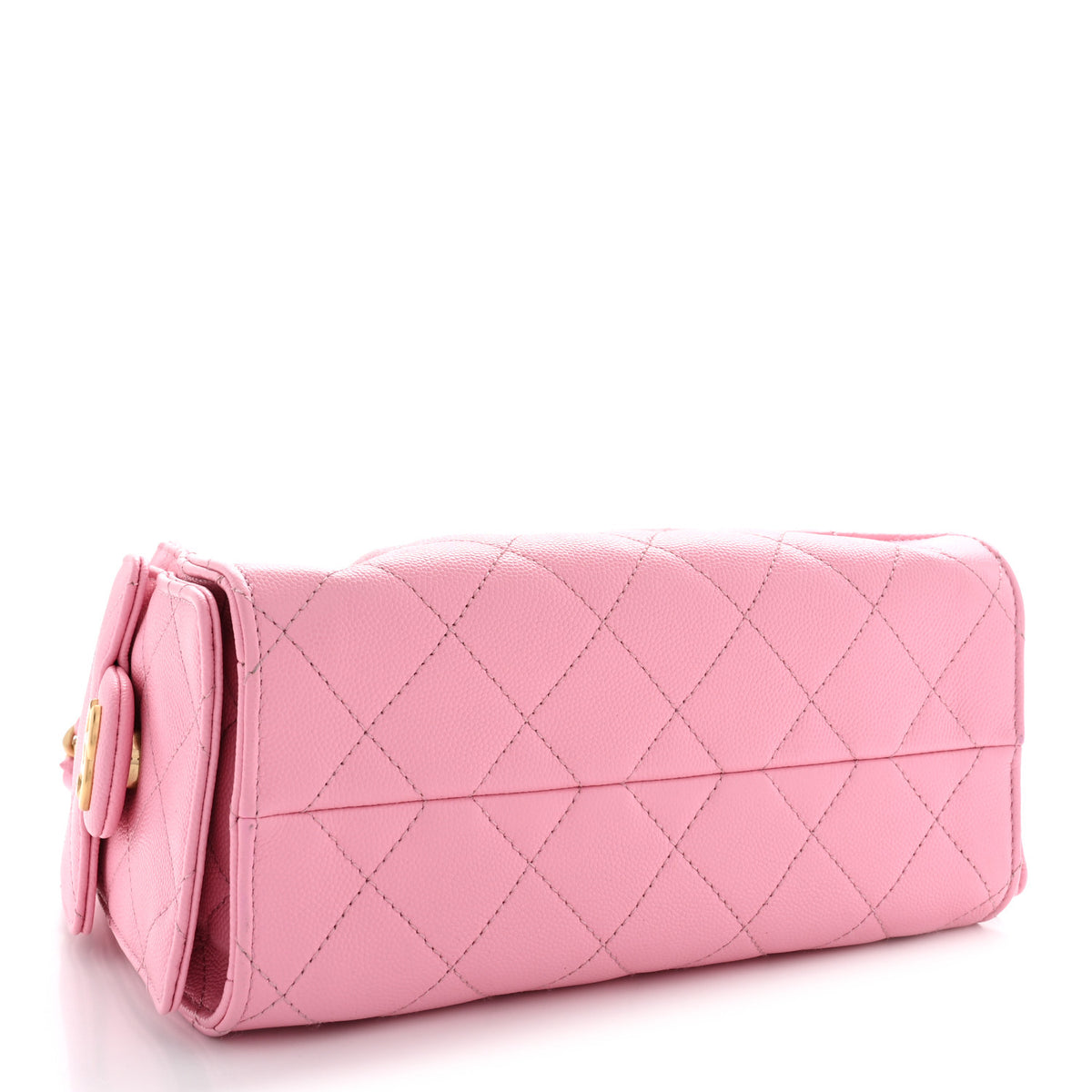 Chanel Caviar Quilted Mini Chanel 25 Handbag Pink 4 of 10