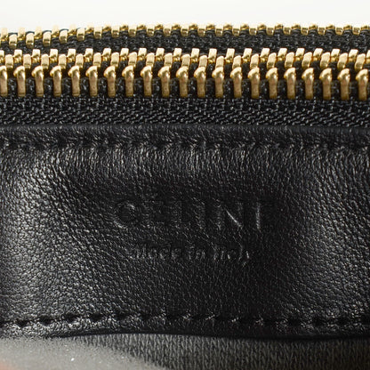 Celine Calfskin Astrakhan Embossed Small Trio Crossbody Black 6 of 7