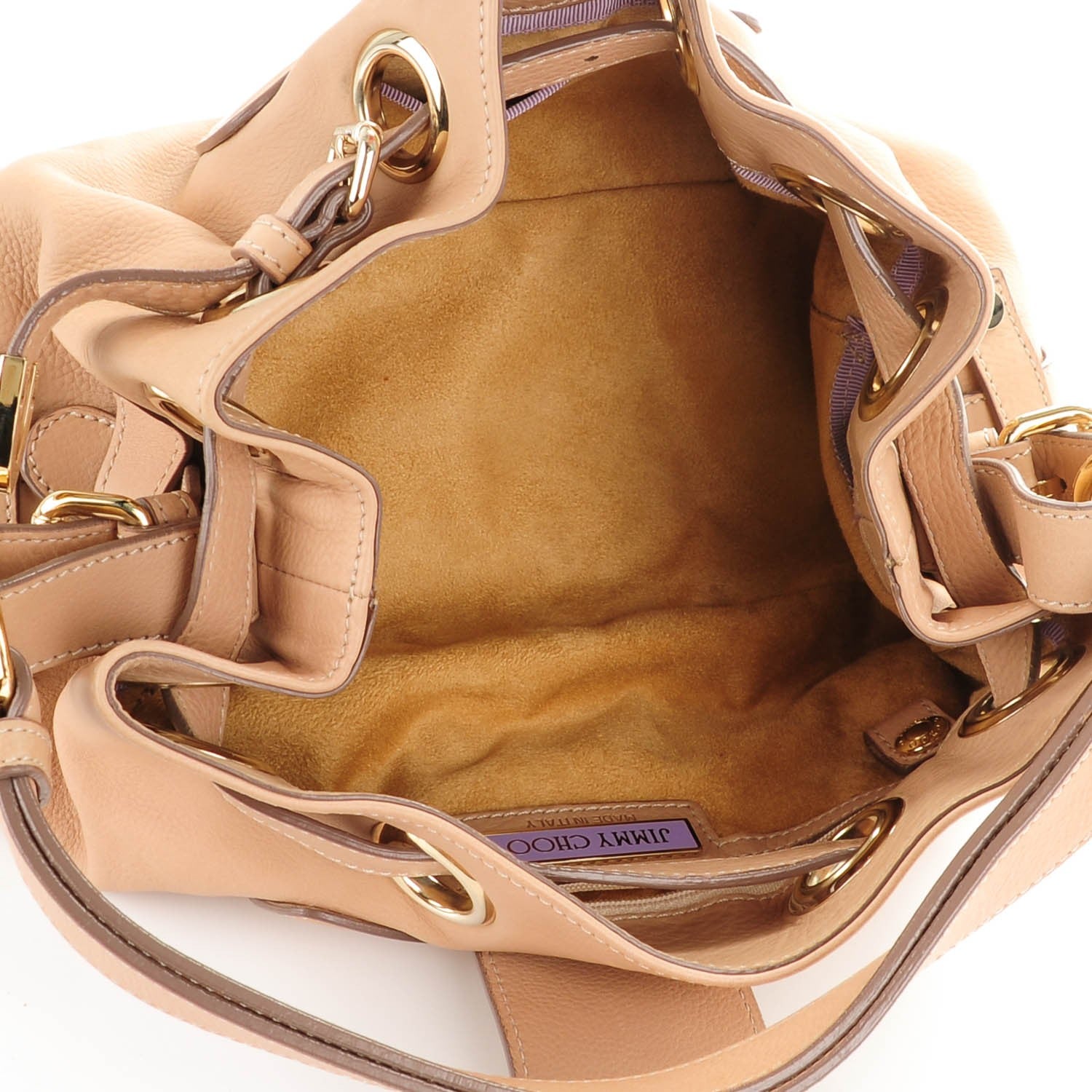 Jimmy Choo Calfskin Small Ramona Nude 5 of 6